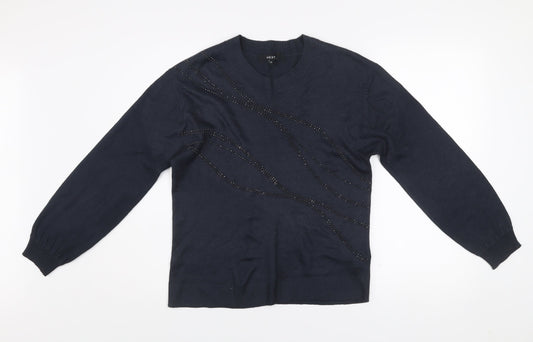Womens UK Size XS NEXT Black Pullover Jumper