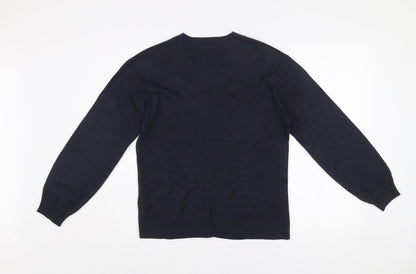Womens UK Size XS NEXT Black Pullover Jumper