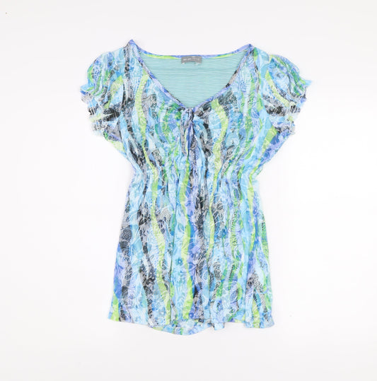 Marks and Spencer Women’s Multicoloured Short Fit & Flare Dress Size 12