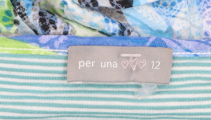 Marks and Spencer Women’s Multicoloured Short Fit & Flare Dress Size 12