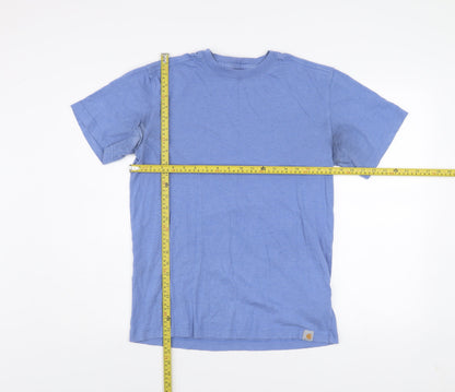 Mens UK Size S Carhartt Blue  T-Shirt