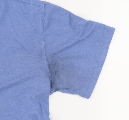 Mens UK Size S Carhartt Blue  T-Shirt