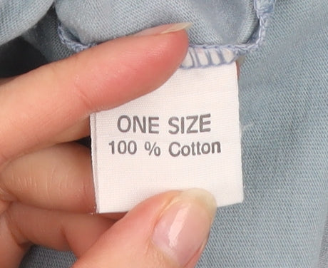 Watsons Heavies Men's Blue Vintage Cotton Crew Neck T-Shirt One Size