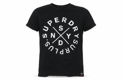Mens UK Size S Superdry Black  T-Shirt
