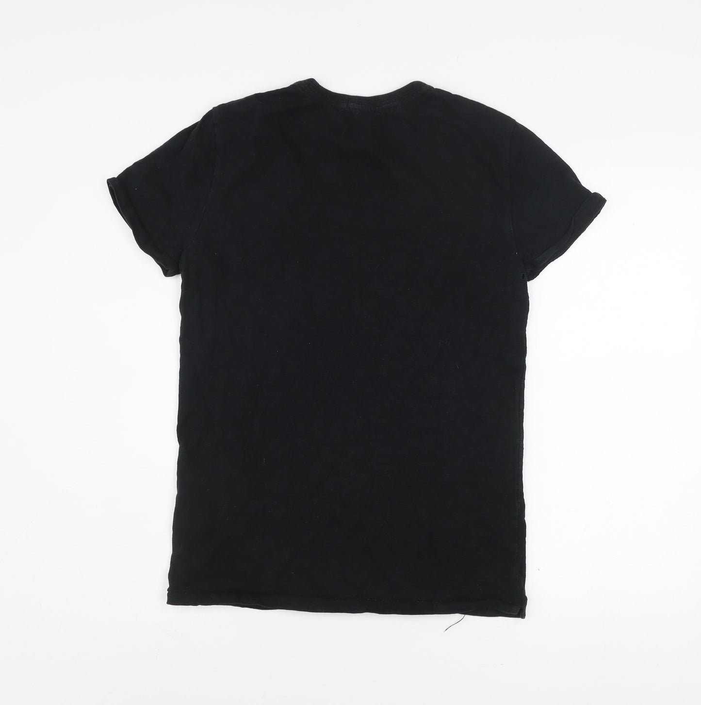 Superdry Men's Black Graphic Logo T-Shirt Size S Short Sleeve Cotton