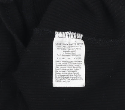 Cotton On Women’s Black V-Neck Button Cardigan XS