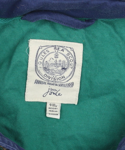 Joules Boys Blue Padded Cotton Bodywarmer Waistcoat 9-10 Years