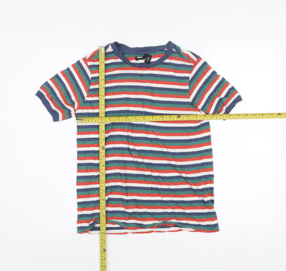 Womens UK Size S BDG Multicoloured Ringer T-Shirt