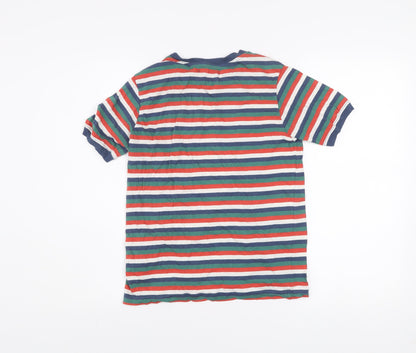Womens UK Size S BDG Multicoloured Ringer T-Shirt