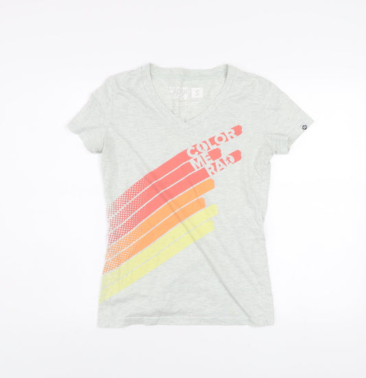 Mens UK Size S Color Me Rad Grey  T-Shirt