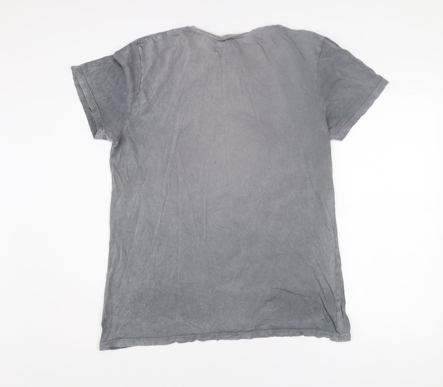 Rick and Morty Mens Grey Medium Graphic Cotton T-Shirt