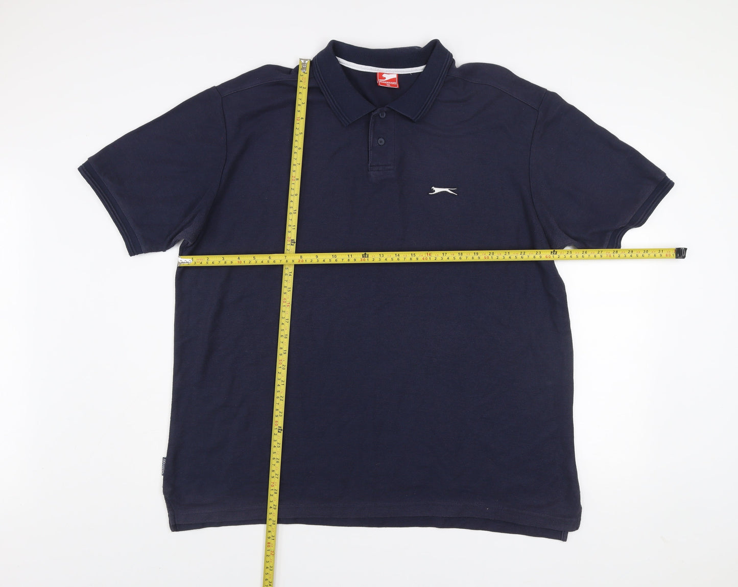 Slazenger Men's Blue 3XL Polo Shirt Short Sleeve Classic Fit