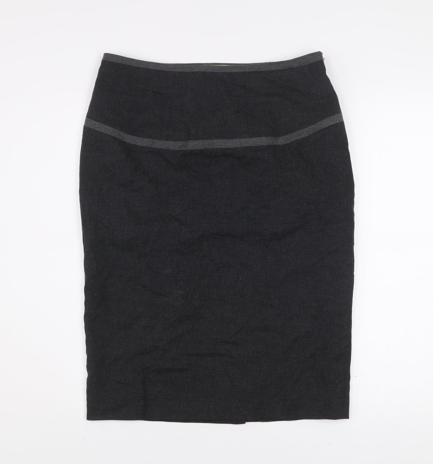 Womens UK Size 12 Pepperberry Straight & Pencil Twill Skirt