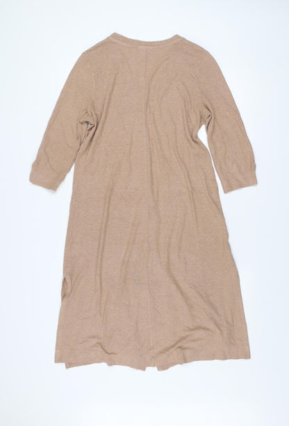 Womens UK Size XS Pure Jill Beige Cardigan Jumper
