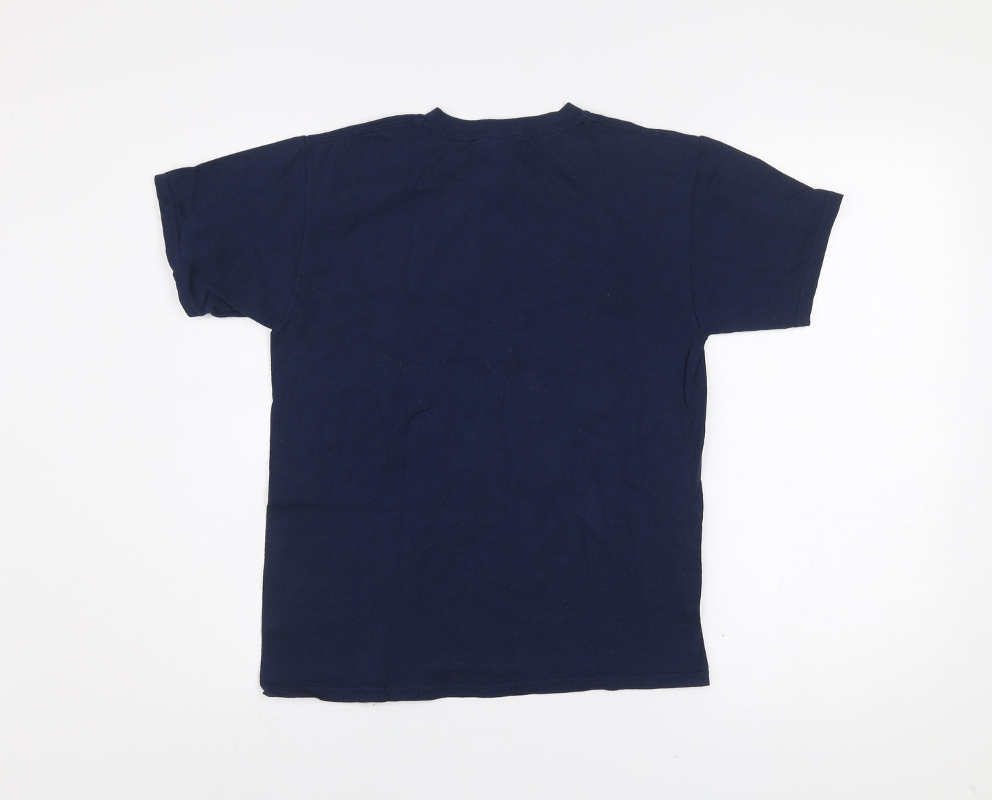 Teens UK Size M Gildan Blue  T-Shirt