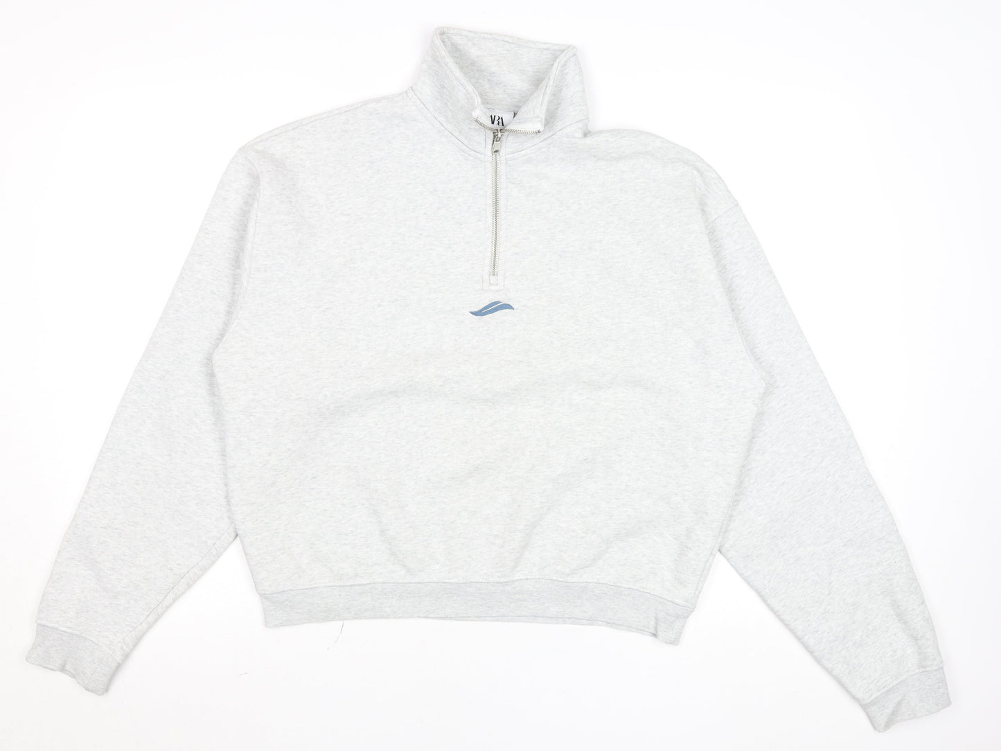 Mens UK Size S Zara Grey Pullover Sweatshirt