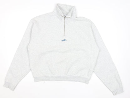 Mens UK Size S Zara Grey Pullover Sweatshirt