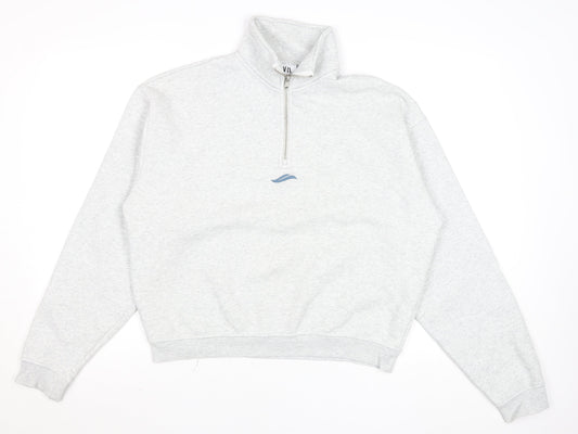 Mens UK Size S Zara Grey Pullover Sweatshirt