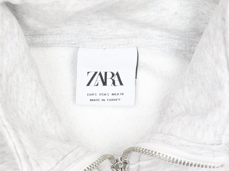 Mens UK Size S Zara Grey Pullover Sweatshirt