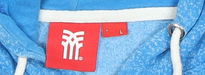 Fenchurch Men’s Blue Zip Hoodie Jacket Size L Cotton Blend