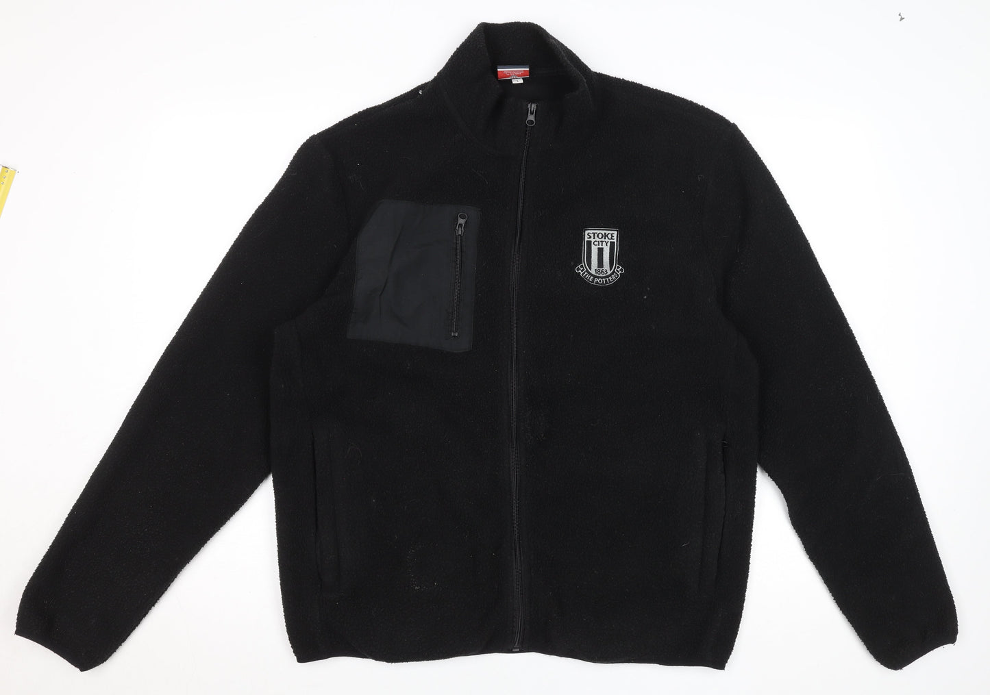 Mens UK Size L Stoke City FC Black Basic Jacket