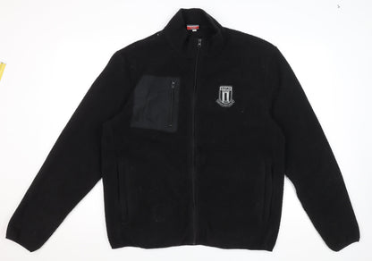 Mens UK Size L Stoke City FC Black Basic Jacket