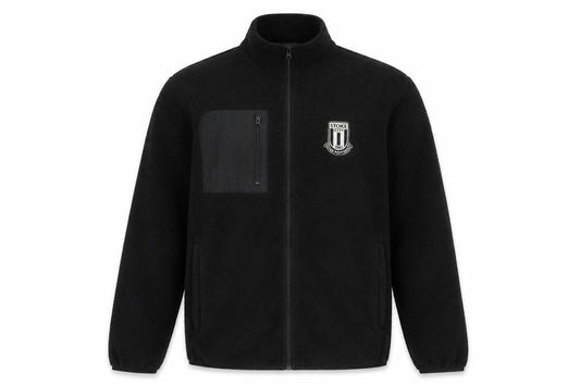 Mens UK Size L Stoke City FC Black Basic Jacket