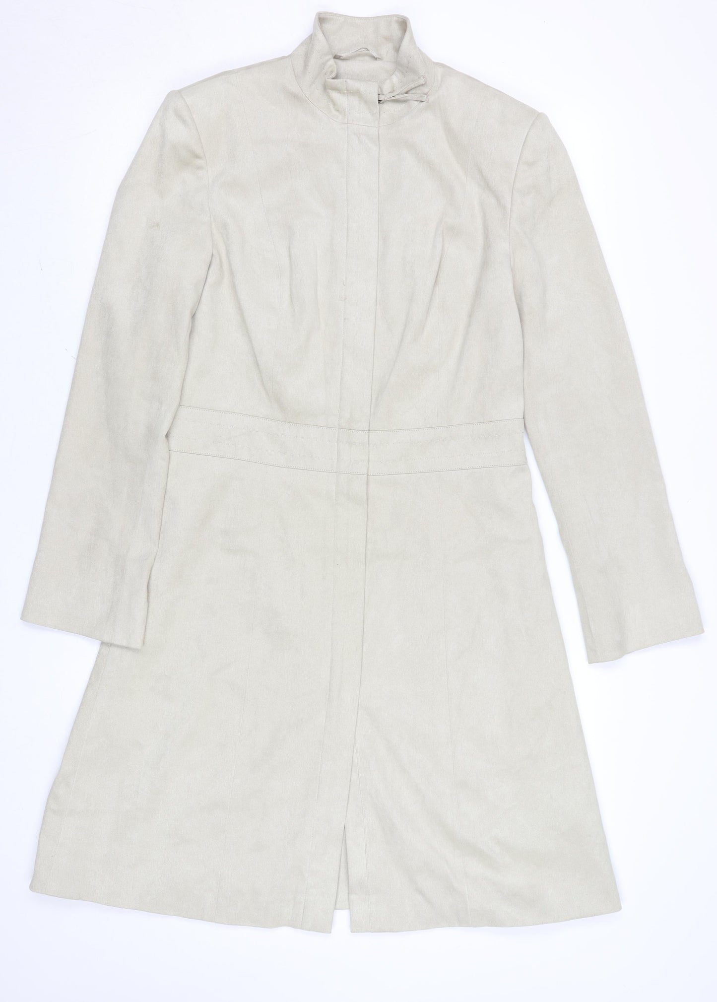 Womens UK Size 10 NEXT Beige Overcoat
