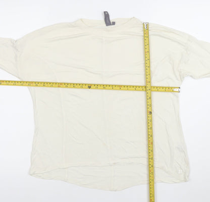 Womens UK Size S Sweaty Betty Ivory Basic T-Shirt