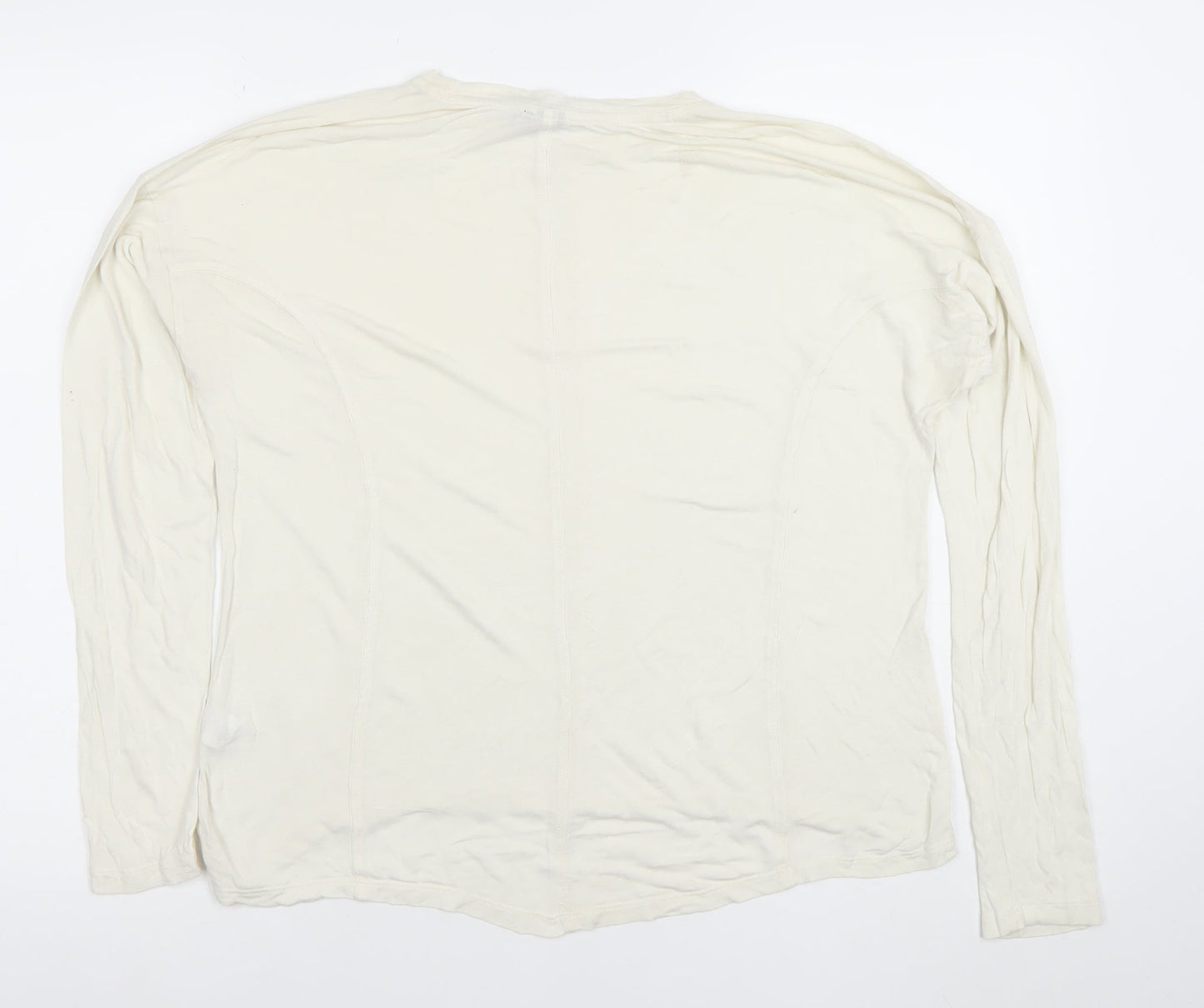 Womens UK Size S Sweaty Betty Ivory Basic T-Shirt