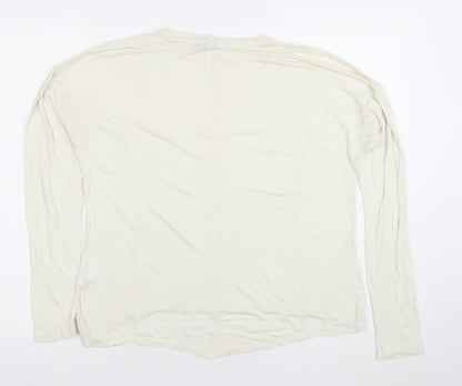 Womens UK Size S Sweaty Betty Ivory Basic T-Shirt
