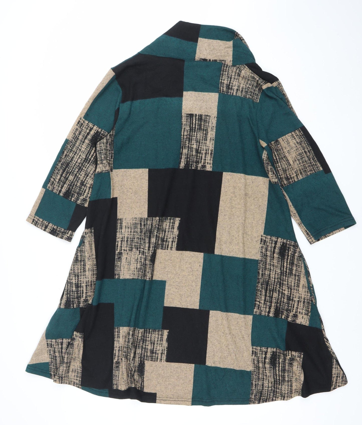 Apricot Womens Multicoloured XL Cowl Neck Tunic Jumper