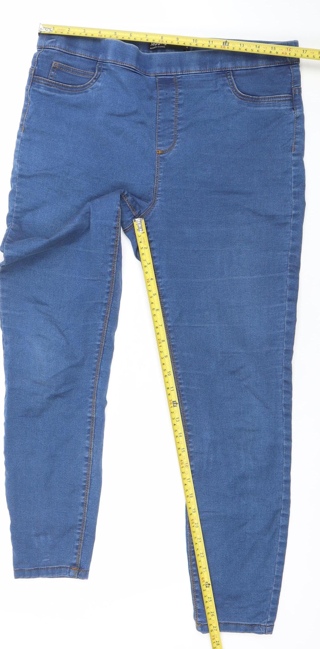Dunnes Stores Women's Blue Stretch Jegging Jeans Size 16