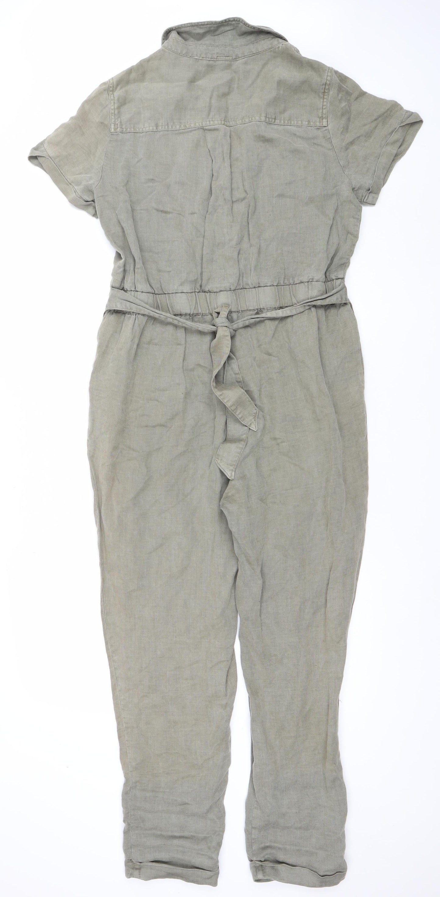 Womens UK Size M C&C California One-Piece Beige Jumpsuit