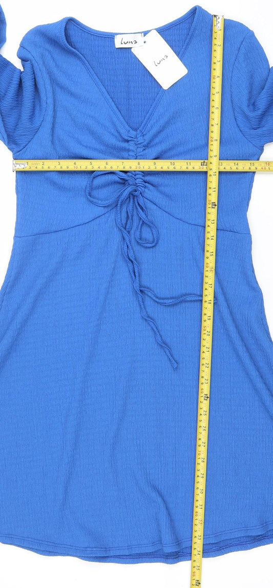 Womens UK Size S LUNA A-Line Dress