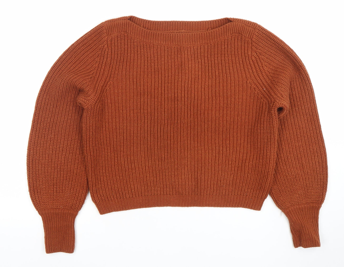 Womens UK Size S Only Brown Pullover Jumper