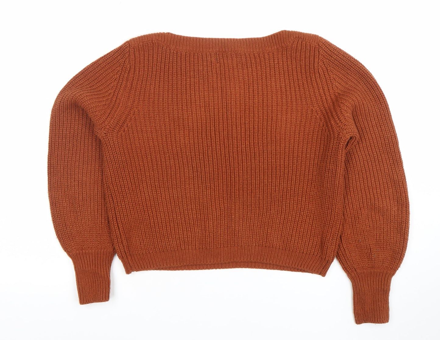 Womens UK Size S Only Brown Pullover Jumper