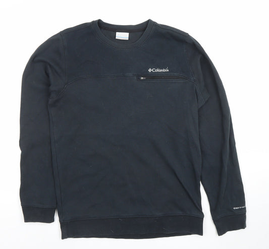 Mens UK Size S Columbia Black Pullover Sweatshirt