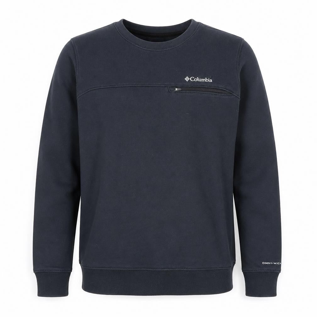 Mens UK Size S Columbia Black Pullover Sweatshirt
