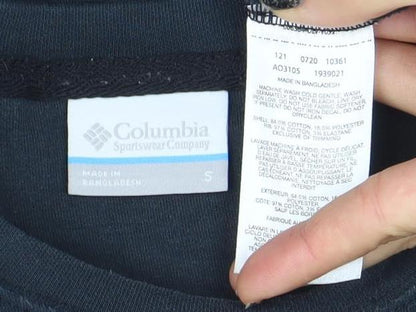 Mens UK Size S Columbia Black Pullover Sweatshirt