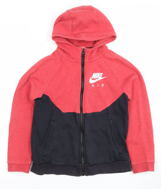 Boys UK Size 10-12 Years Nike Multicoloured Full Zip Hoodie