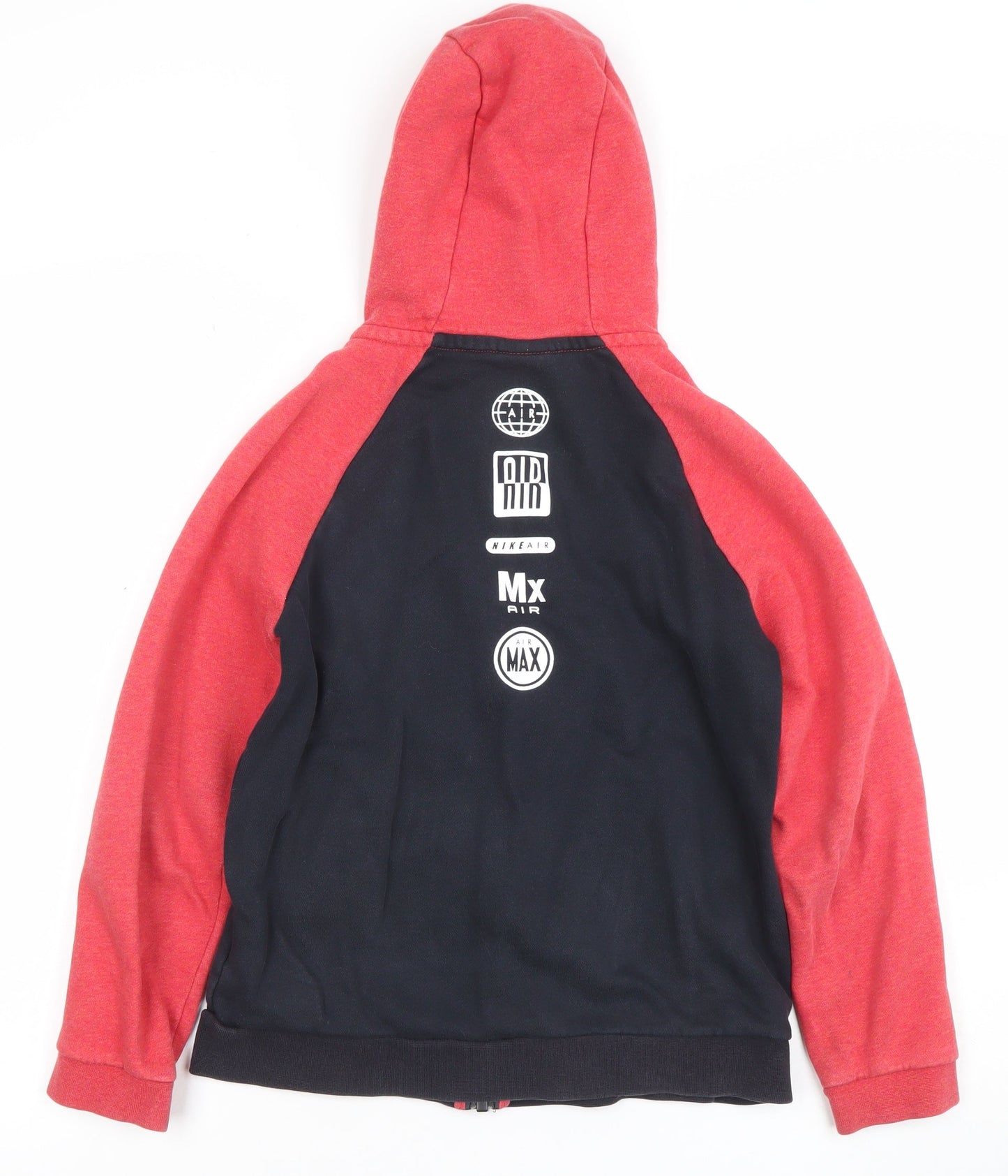 Boys UK Size 10-12 Years Nike Multicoloured Full Zip Hoodie