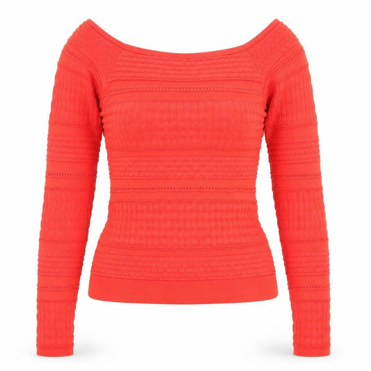 Womens UK Size S Karen Millen Red Pullover Jumper