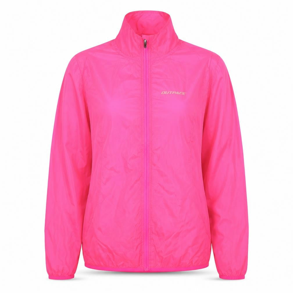 Womens UK Size S Outpace Pink Windbreaker Coat
