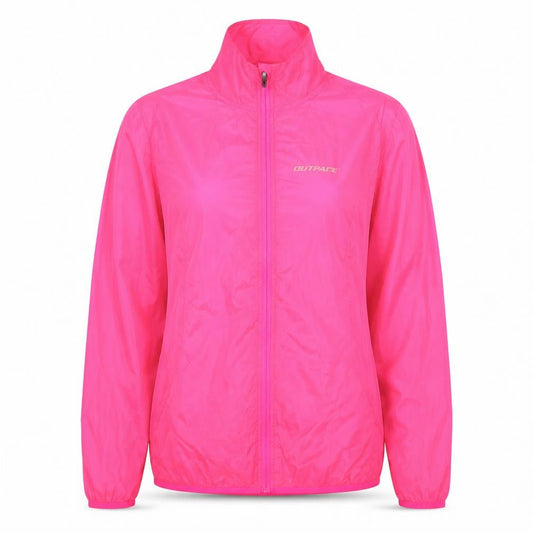 Womens UK Size S Outpace Pink Windbreaker Coat