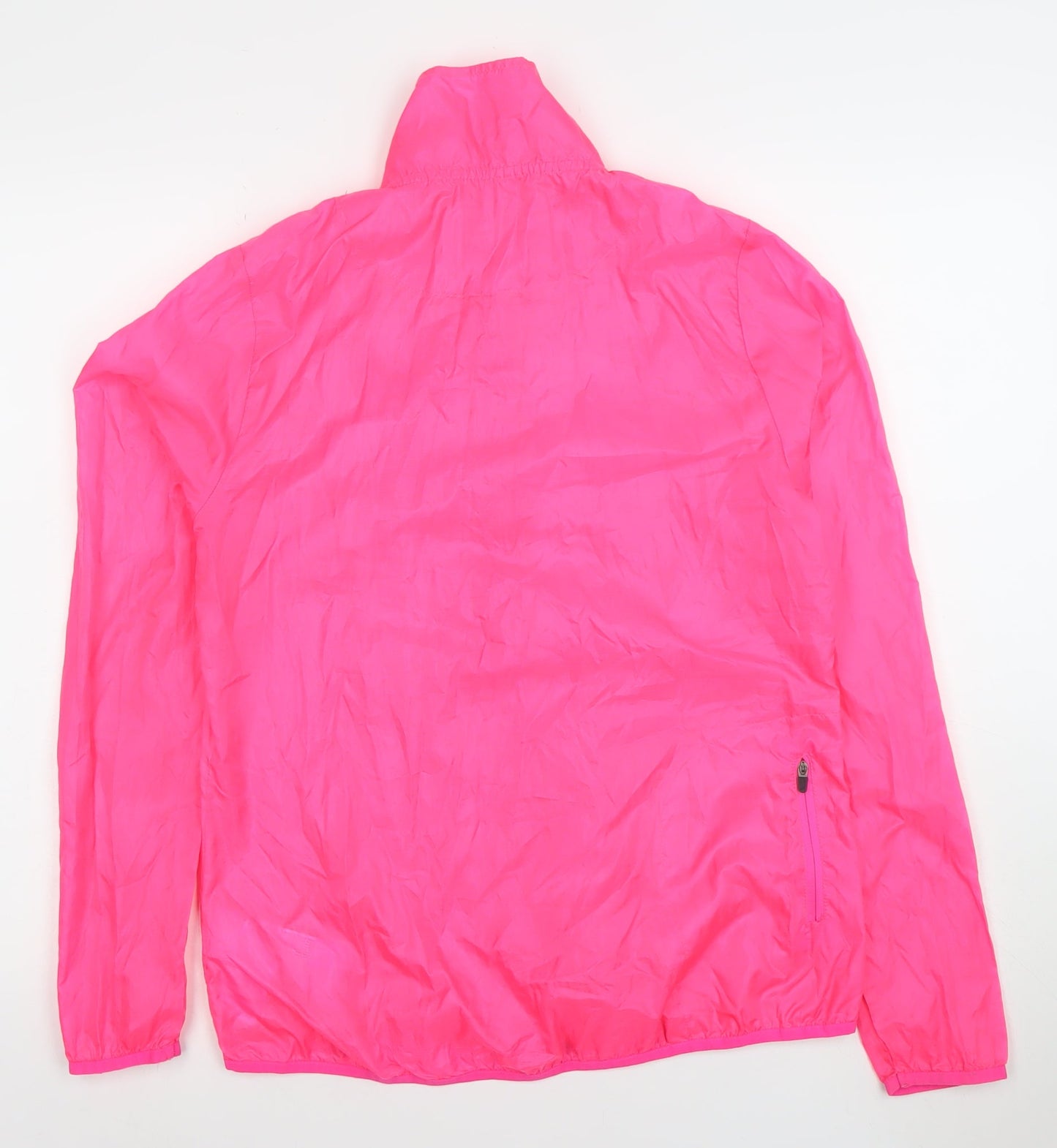 Womens UK Size S Outpace Pink Windbreaker Coat