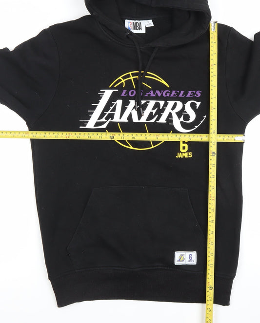 Mens UK Size S NBA Black Pullover Hoodie