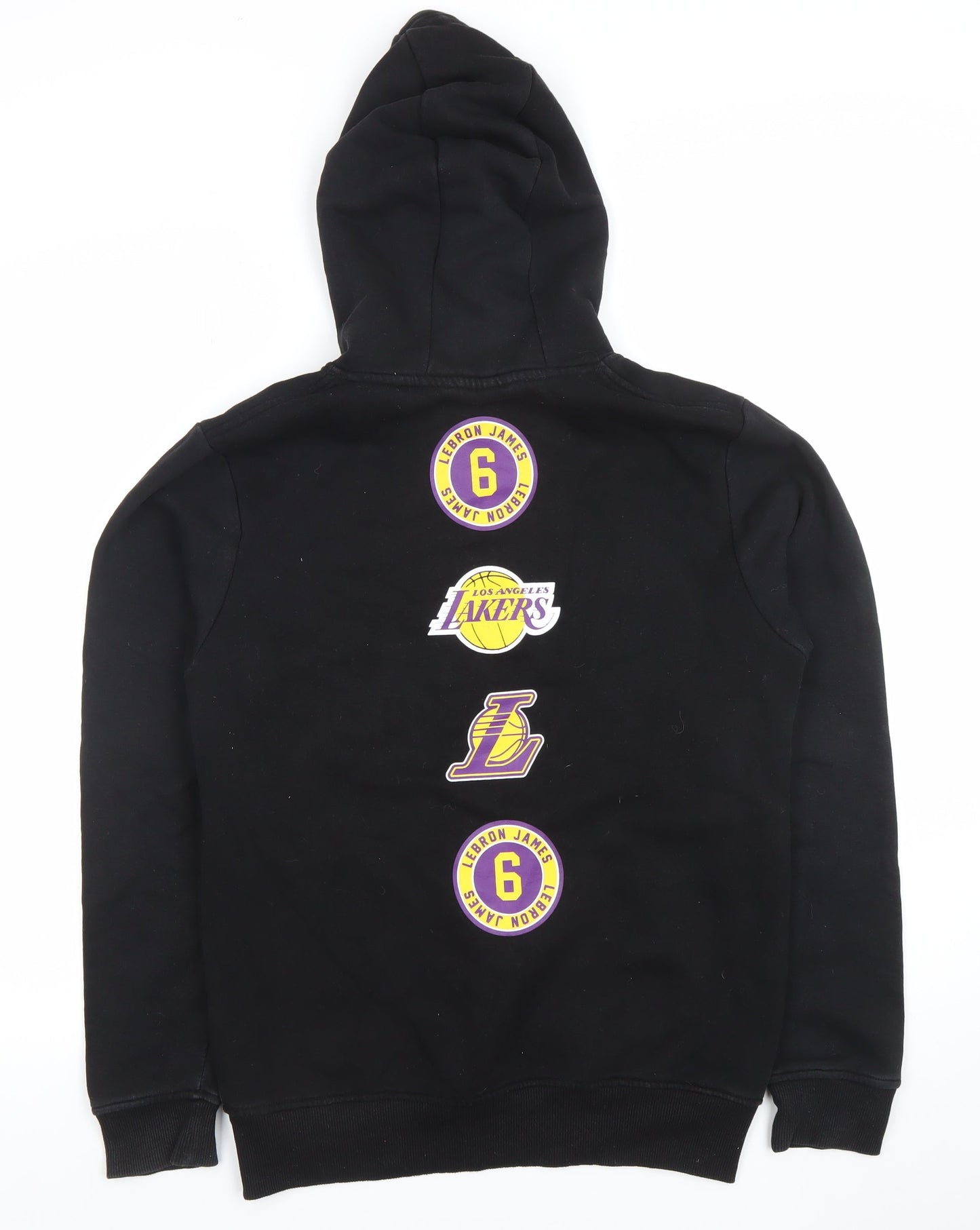Mens UK Size S NBA Black Pullover Hoodie