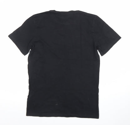 Calvin Klein Women’s Black Cotton Logo T-Shirt Size 14-16
