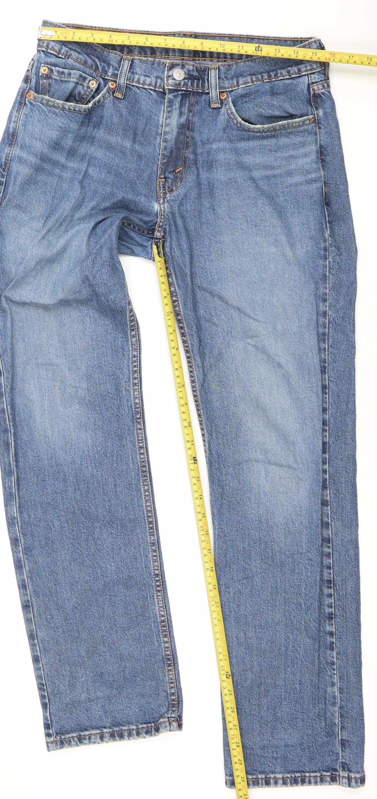 Levi’s 514 Men’s Blue Straight Leg Denim Jeans W30 L32 Regular Fit